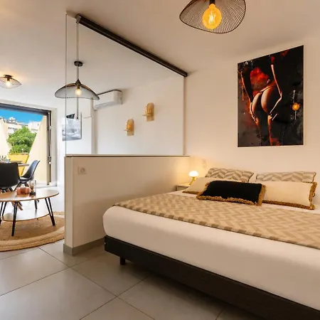 Rocca V Heliopolis - Terrasse - Garage - - Village Naturiste 아파트 *