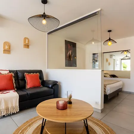 Rocca V Heliopolis - Terrasse - Garage - - Village Naturiste * 아그